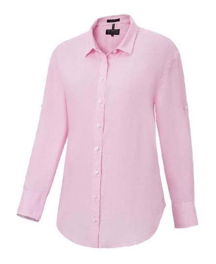 Pilbara Women's Linen Swiss Tab L/S Shirt